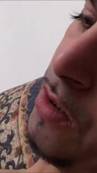 Skinny blonde gets fucked by two guys