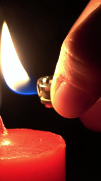 Threesome Sex by Candlelight