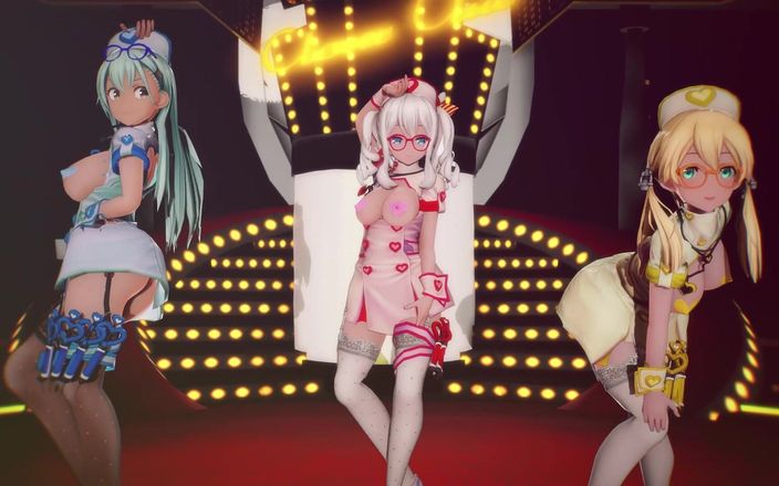 Mmd anime girls: Mmd R-18 Anime Girls Sexy Dancing Clip 235
