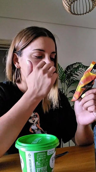 We Snacked with My Roommate After Recording Porn Videos!