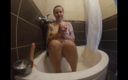 Hera Harding: Horny Mature Takes a Dildo in Shower to Wash &amp; Play