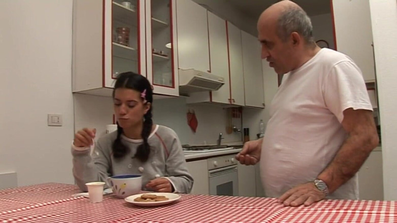 Xtime Network: Sweet pigtail brunette teen fucked from older dude on the...