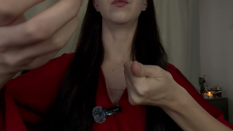 Skinny_lady69: Asmr movimentos da mão lenta, arrancando seu estresse e ansiedade