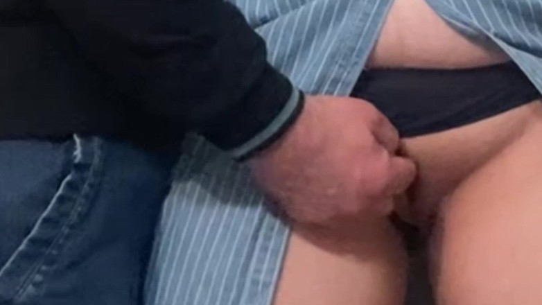 Niki studio: Old Man Perv Fingered Pussy in Subway