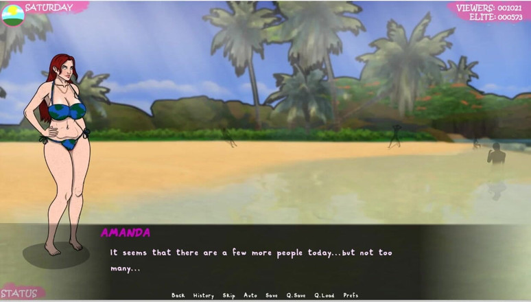 XXX Games Bunk: Lust Town - Lt - Gameplay - Roleplay - Nudity in Beach - Saggy Breast...