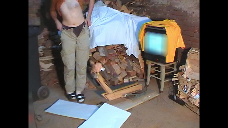 Mark Hannes: Fleshlight stand masturbação