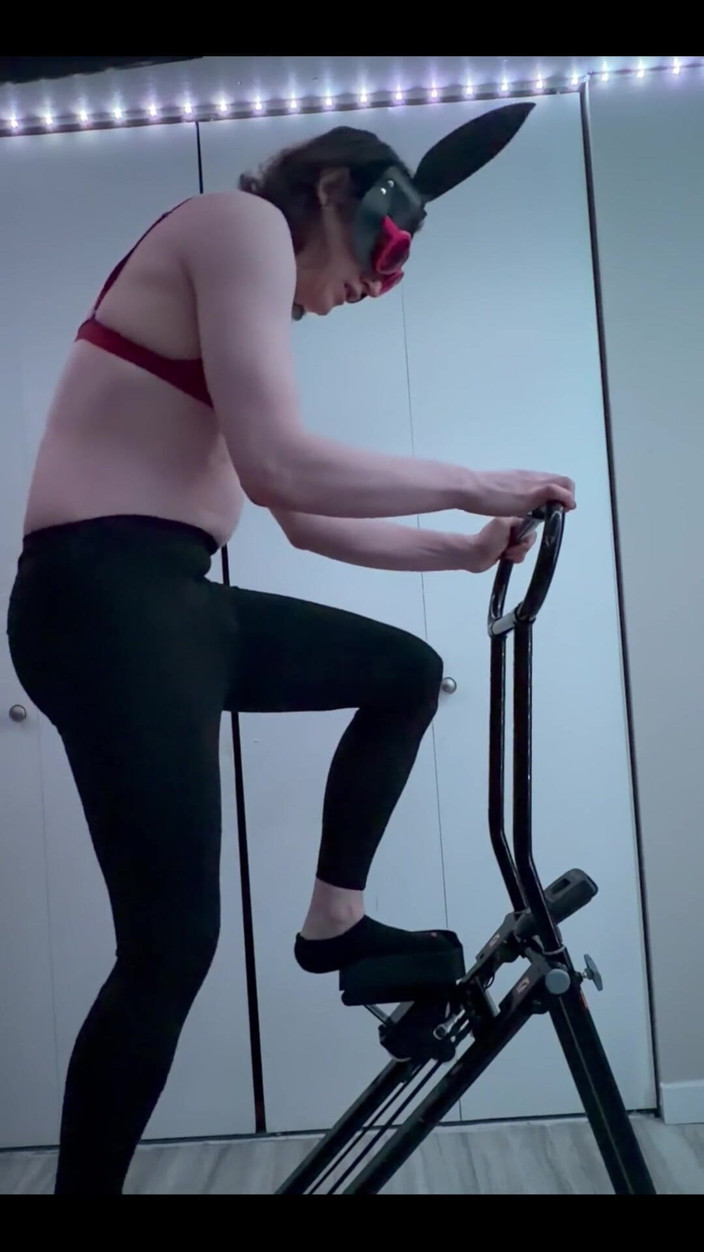 Bunny Willow: Working Out! I Wanted to See How Long I Could...