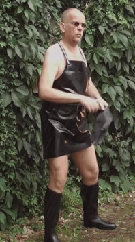 The Horny Rubber Gardener Free Tease