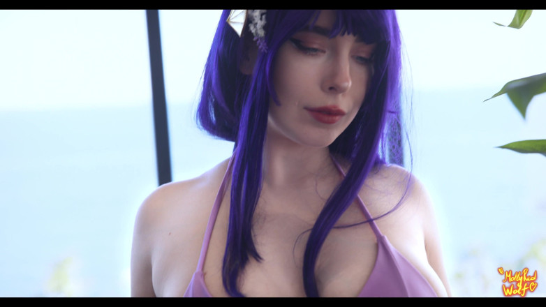 MollyRedWolf: Сегун Raiden развлекается в отпуске - MollyredWolf