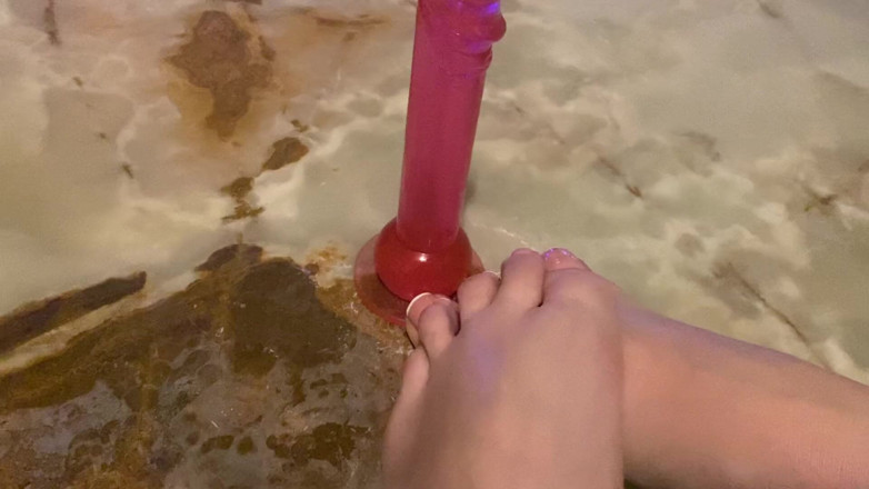 SassyTiff: Foot fetish oil
