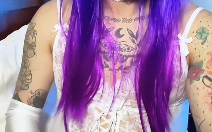 EmmaInkTrans: Hot Trans Girl Emma Fucking Toy Ass and Shooting Massive...