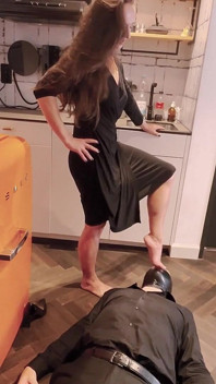 Lick, Suck, Obey - High Heel & Foot Worship, Foot Gagging, Trampling