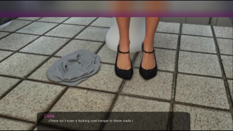 3DXXXTEEN2 Cartoon: Celia and the gloryhole.3D porn, cartoon sex