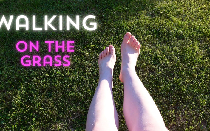 HotRedWildcat: Walking with My Feet on the Grass and Showing Them...