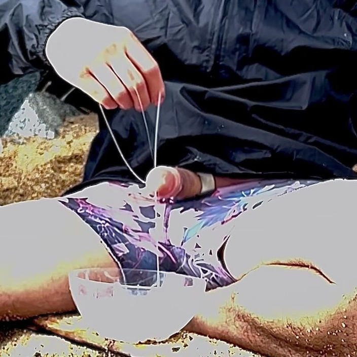 Hyperspermia: Ich Bin Am Strand Und Sammle Die Ganze Ejakulation in...