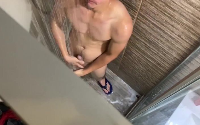 Milk Productions: First Hetero Twink Walks in to the Shower and Get...