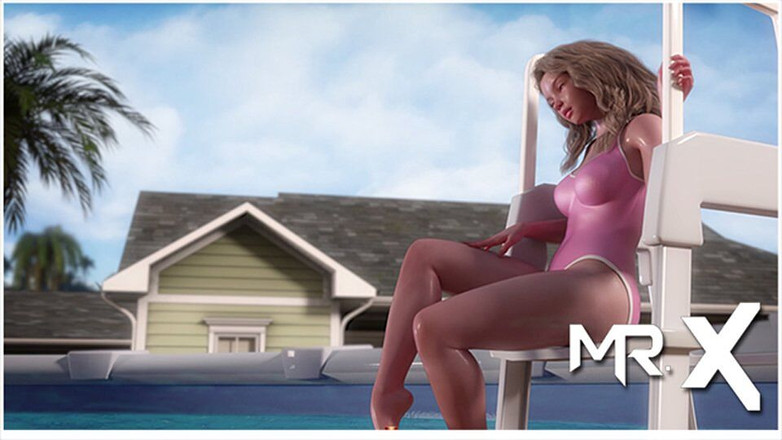 Mr Studio X: Nadia的宝藏 - 在泳池里游泳 e1 #91