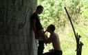 Crunch Boy: Two French twinks fuck outdoor