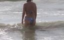 Ardientes 69: First time on the beach with my wife&amp;#039;s step sister...