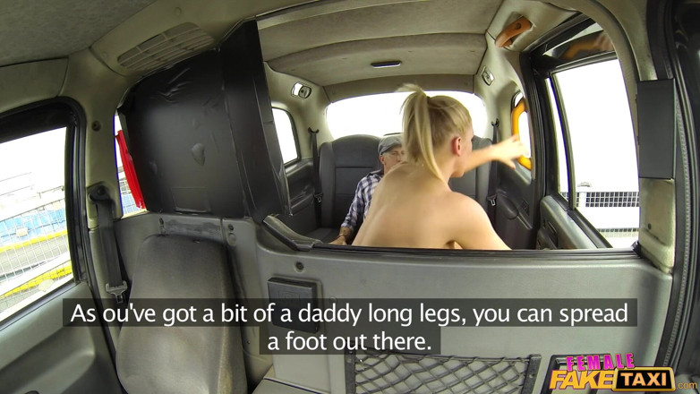 Female Fake Taxi: Female Fake Taxi - Busty Driver Gives Gagging Deep Throat to...