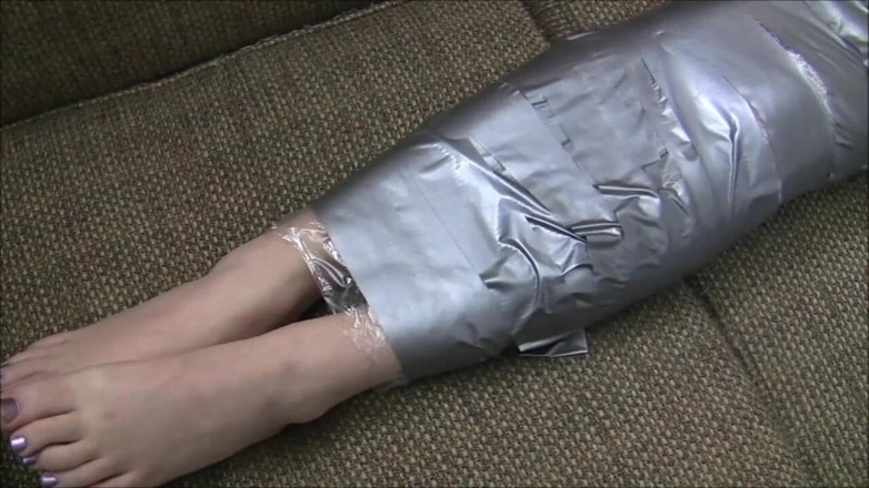 Selfgags classic: Mummified &amp; powerless!