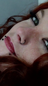 Beautiful Red Hair Girl Masturbating