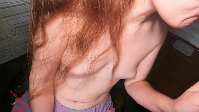 Love_Adventures: College Girl Gets Cum on Her Tiny 18 Year Old Tits!