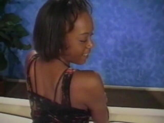 Best Butts: Horny ebony slut eats cum after sucking and riding white...