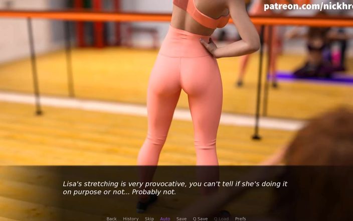 Visual Novels: Nursing back to pleasure - part 32 - stretching is very provocative