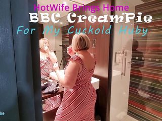Shooting Star: HotWife Brings BBC Creampie 4 Cuckold to clean it up 