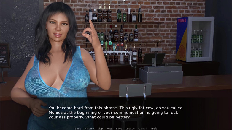 Snip Gameplay: Futa Dating Simulator 4 Monica Ialah Si jalang gemuk yang mahu...