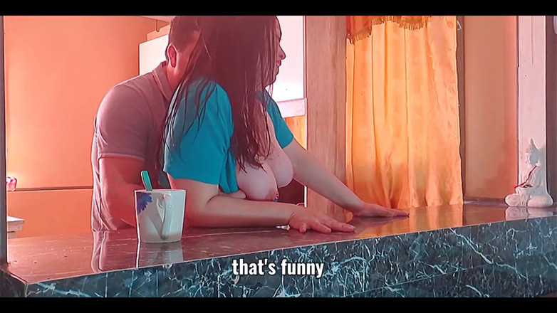 BBW Kelly Mom: Otrogen hemmafru knullas av sin granne