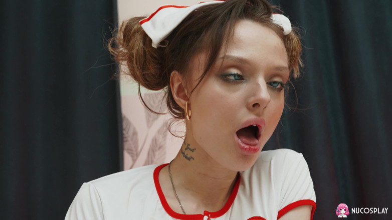 Nu Cosplay: Skinny Slut Lilith Liber Is a Nurse Now