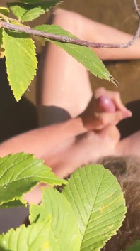 Beach masturbation