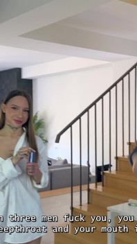 Backstage! Innocent Looking Teens Sasha Paige & Luna Evans Go Slutty in Dirty Threesome Fuck!