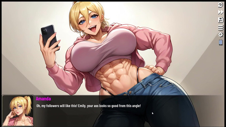 Cum in Futa: Футанарі, зростання м'язів, світ, фембоя, хентай гра, еп.2, мазохіст, крихітний член, камшот у прямому ефірі!