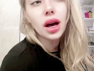 Goddess Misha Goldy: Чрезвычайно соблазнительное и шаловливое поклонение губам и сессия инструкции по