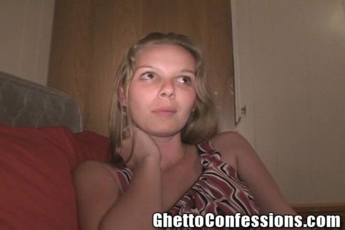 Ghetto Confessions: Saggy Boobiez Blonde Smiley Girl Sucks Cock Prison Sex Stories!