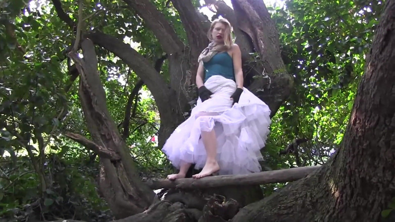 Xtime Network: Outdoor masturbation with horny blonde slut