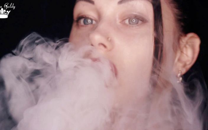 Goddess Misha Goldy: Smoking compilation &amp;amp; lipstick &amp;amp; lip fetish!