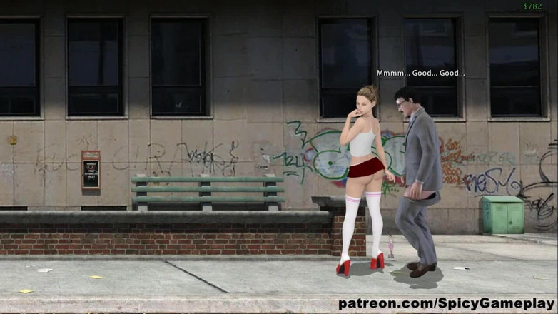 Dirty GamesXxX: Adventures Of Willy D: Silly girl and a horny guy...