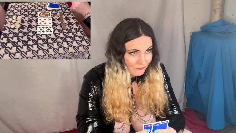 MissFFW: Puta juega un juego de póquer de desafío con cogida