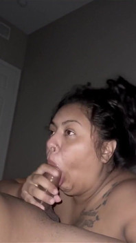Queen Monica Gives Slopy Head and Gets Face Covered in Cum