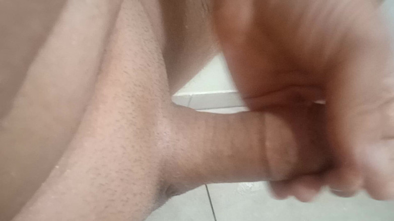 Porn sex: Masturbation de bite et massage