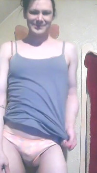 Silly Millie Tries on Panties for You
