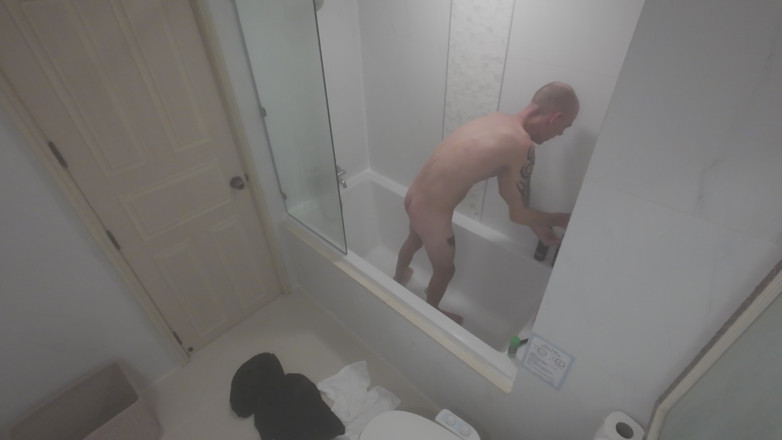 Big dick dadddy: Secret Shower Cam Caught Me Touching Myself