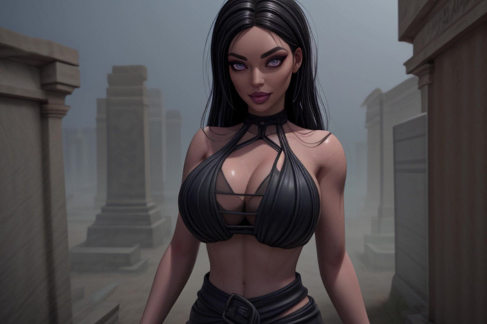 AI Porn: Hentai Žena inspirovaná Gothem (prezentace)