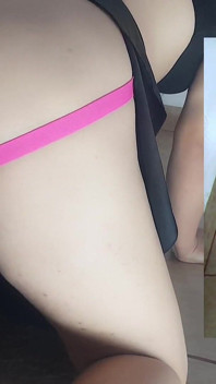 I Tried a Fuck Machine and Cum with No Hands in Chastity (ass to Mouth) (slow-motion Replay)