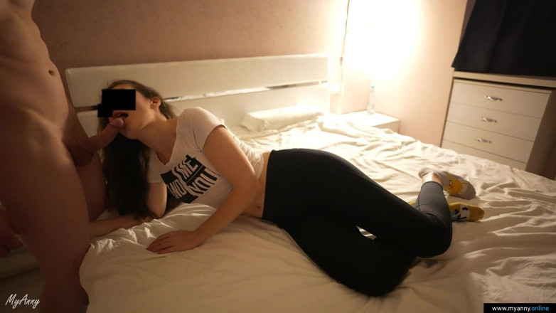 MyAnny: Fitness-Übung endete mit sex richtig in leggings und socken