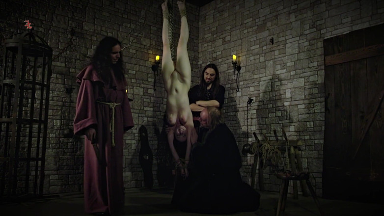 Inquisition and prison world: Mooin Witch the Exhausted Milkmaid Is Pulled Upside Down to...